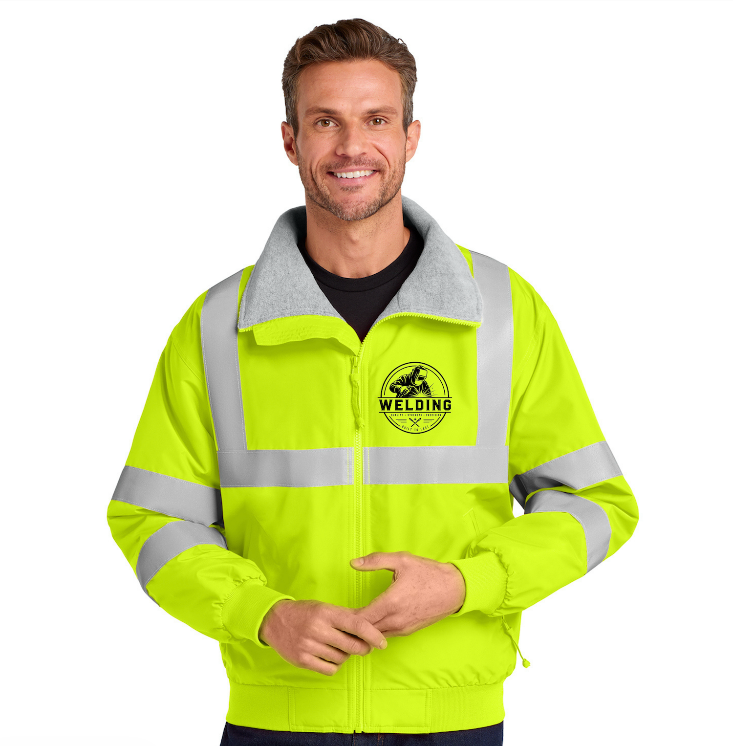 Custom Port Authority® Enhanced Visibility Challenger™ Jacket with Reflective Taping