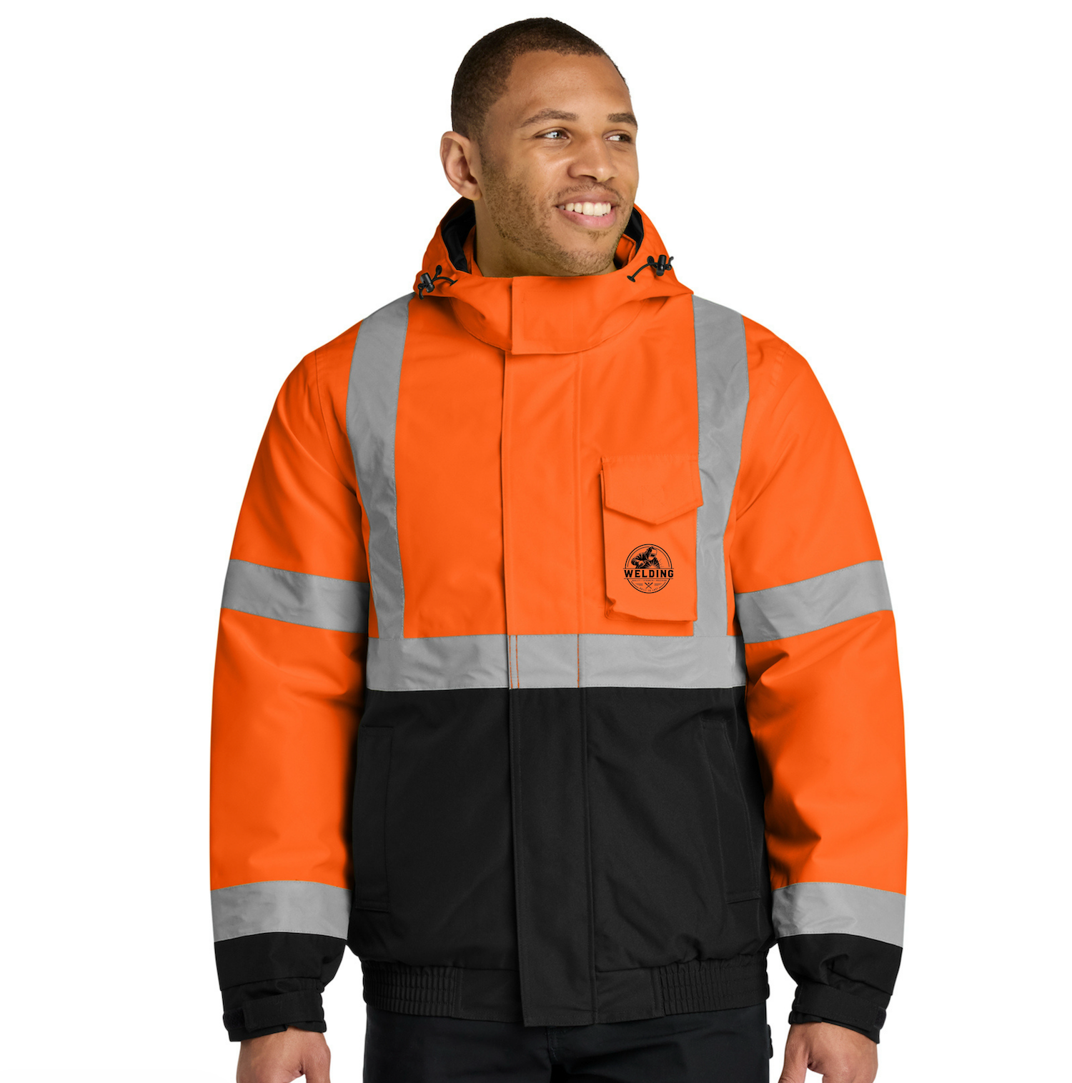 Custom High Visibility Waterproof Insulated Bomber Jacket