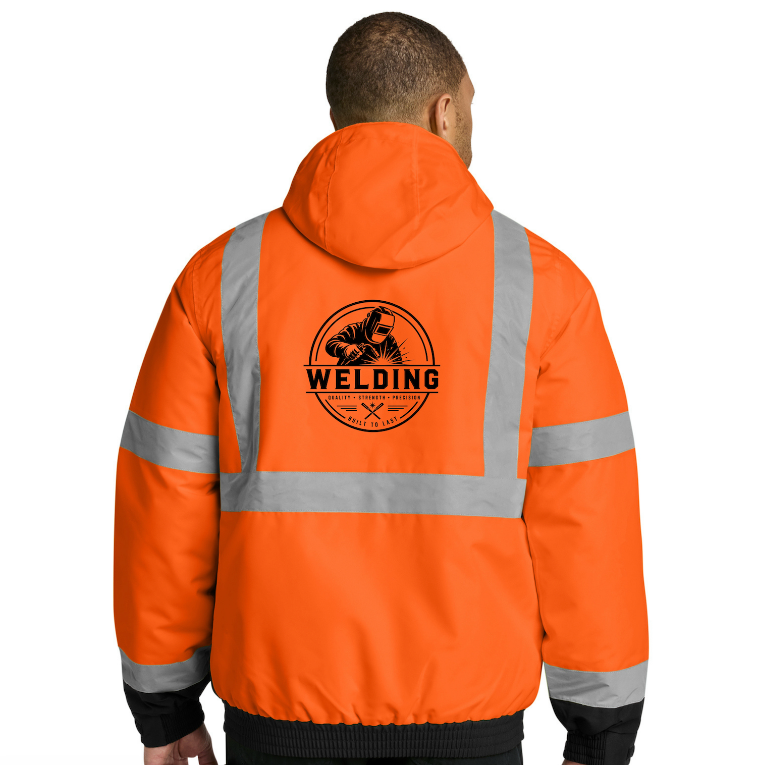 Custom High Visibility Waterproof Insulated Bomber Jacket