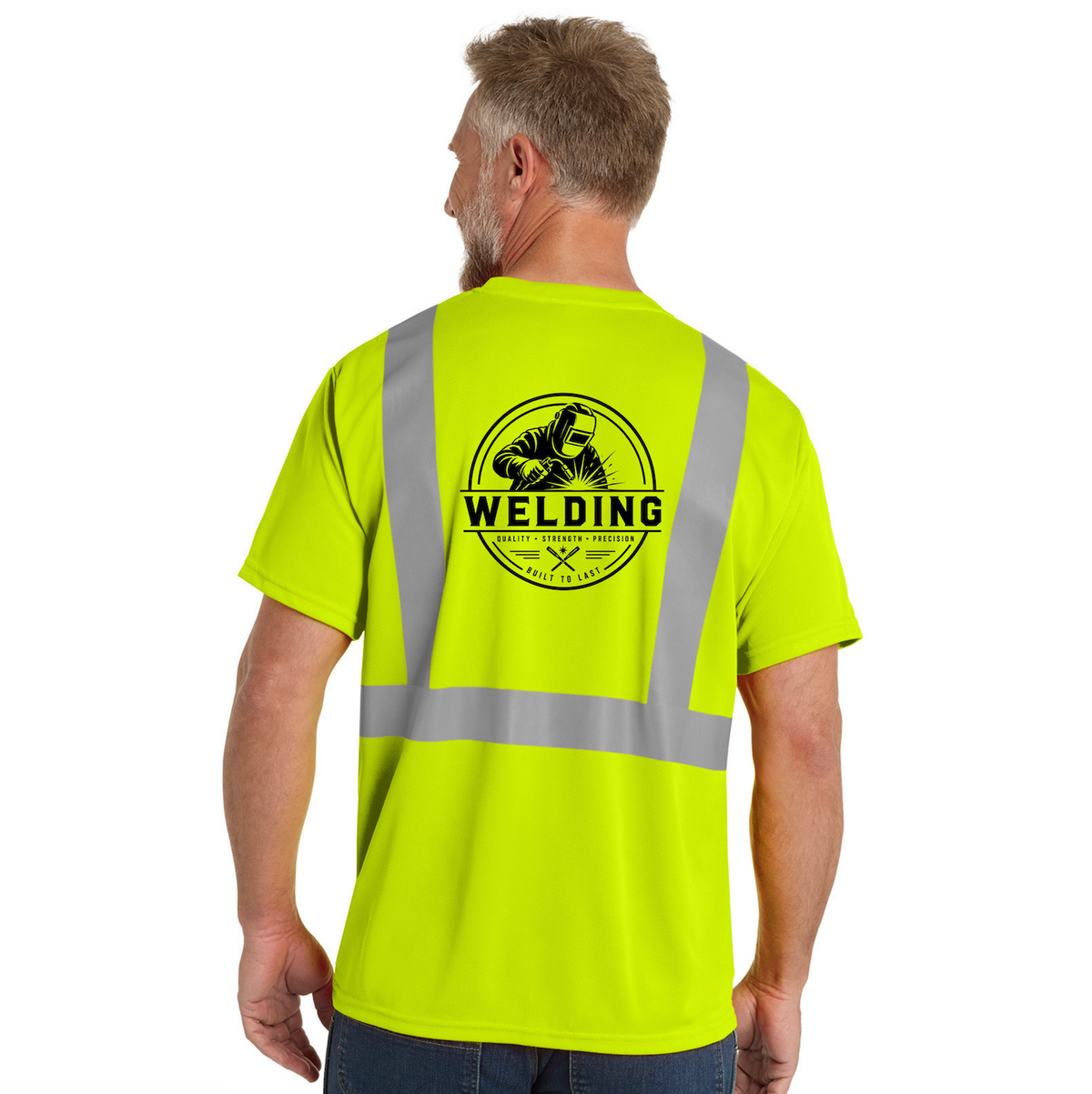Custom High Visibility Reflective Short Sleeve Shirt