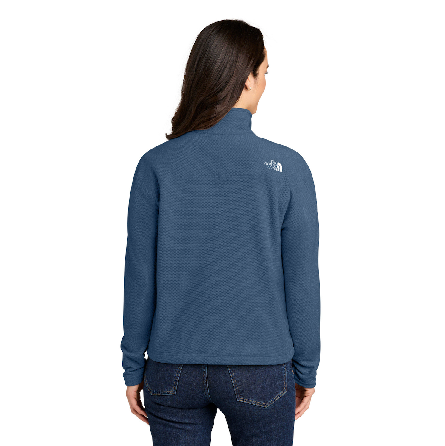 Custom Women’s The North Face® Textured 1/2-Zip Pullover