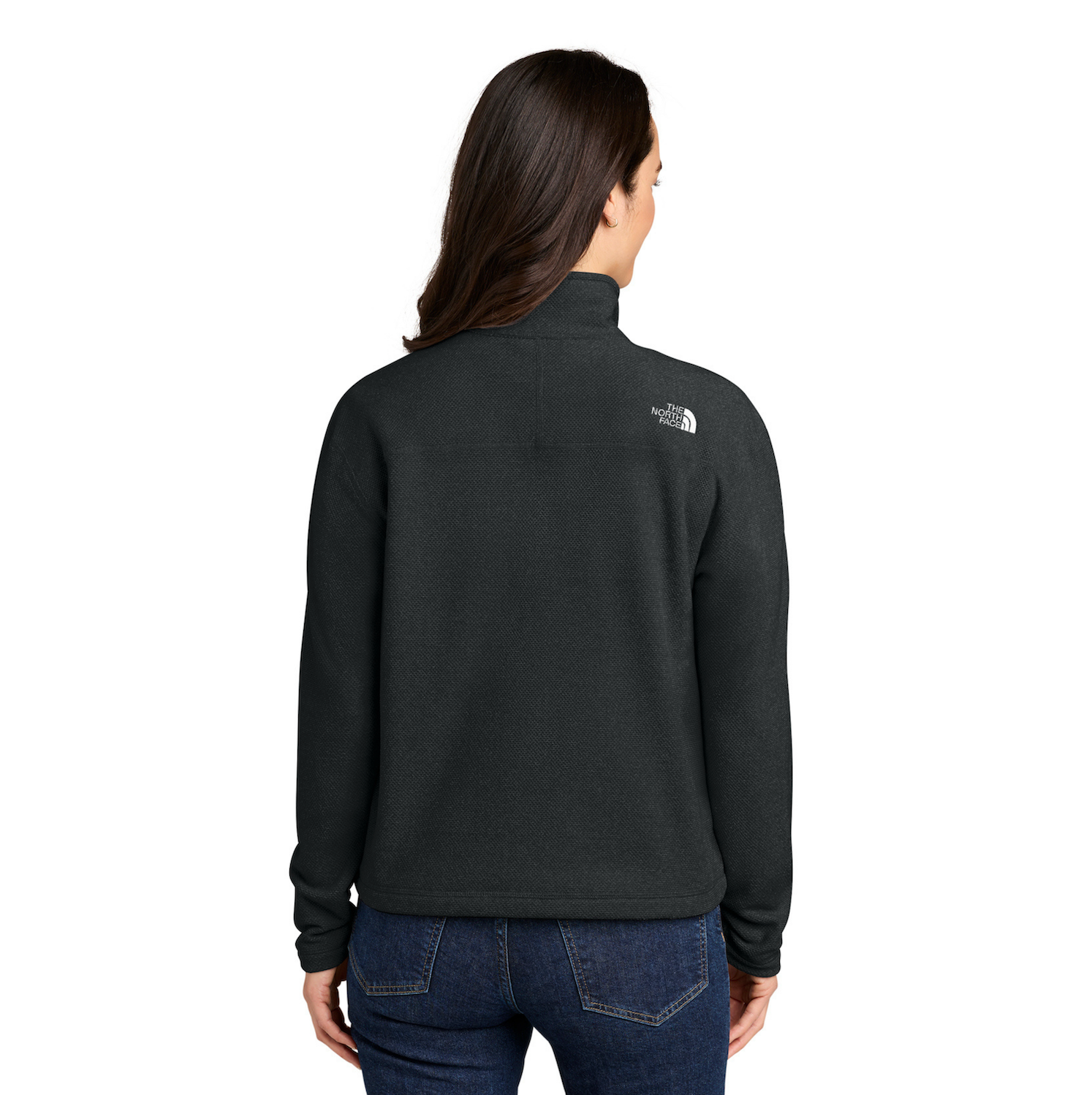 Custom Women’s The North Face® Textured 1/2-Zip Pullover