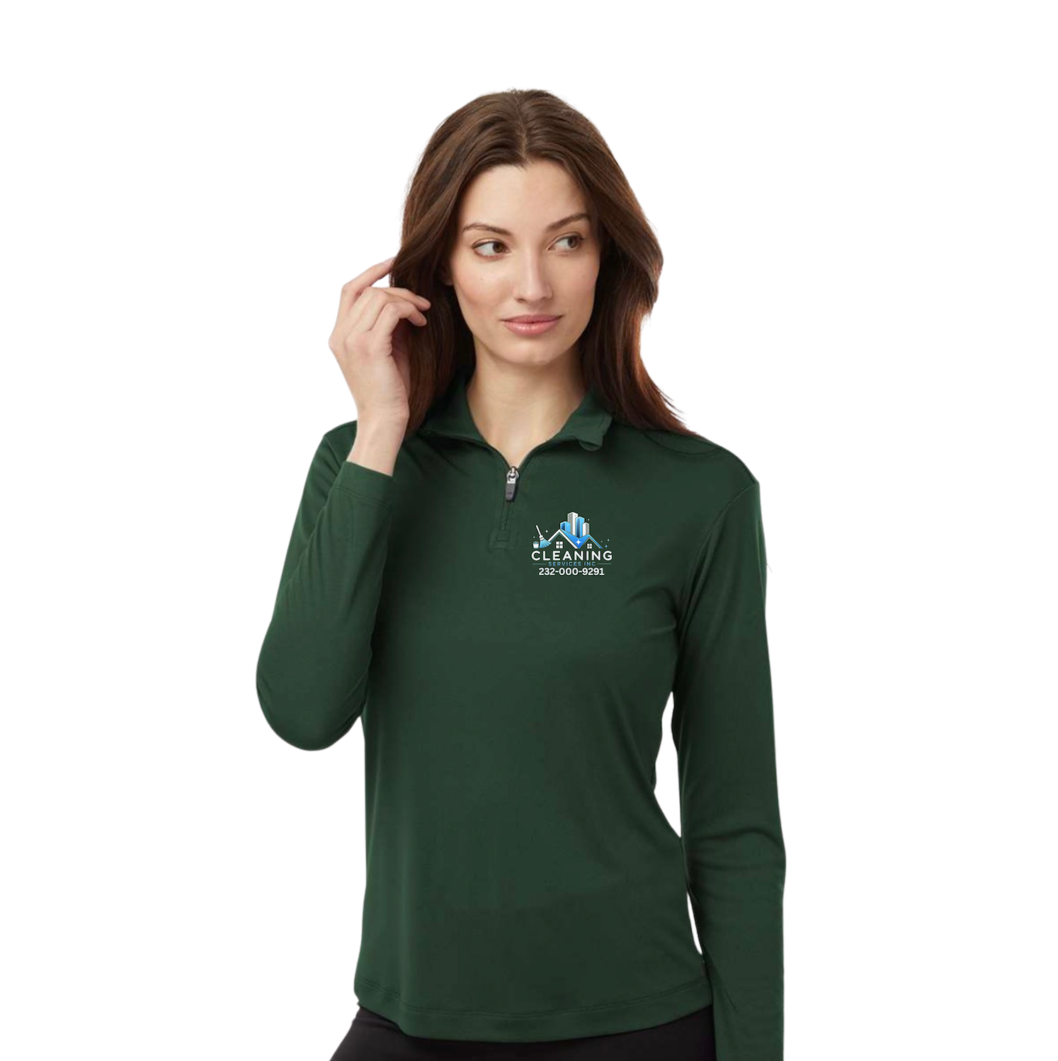 Custom Women’s Long Sleeve Performance Polo