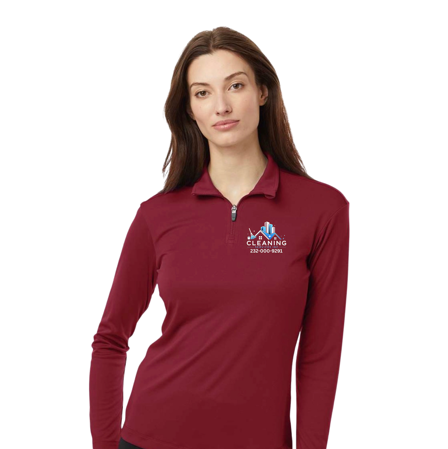 Custom Women’s Long Sleeve Performance Polo