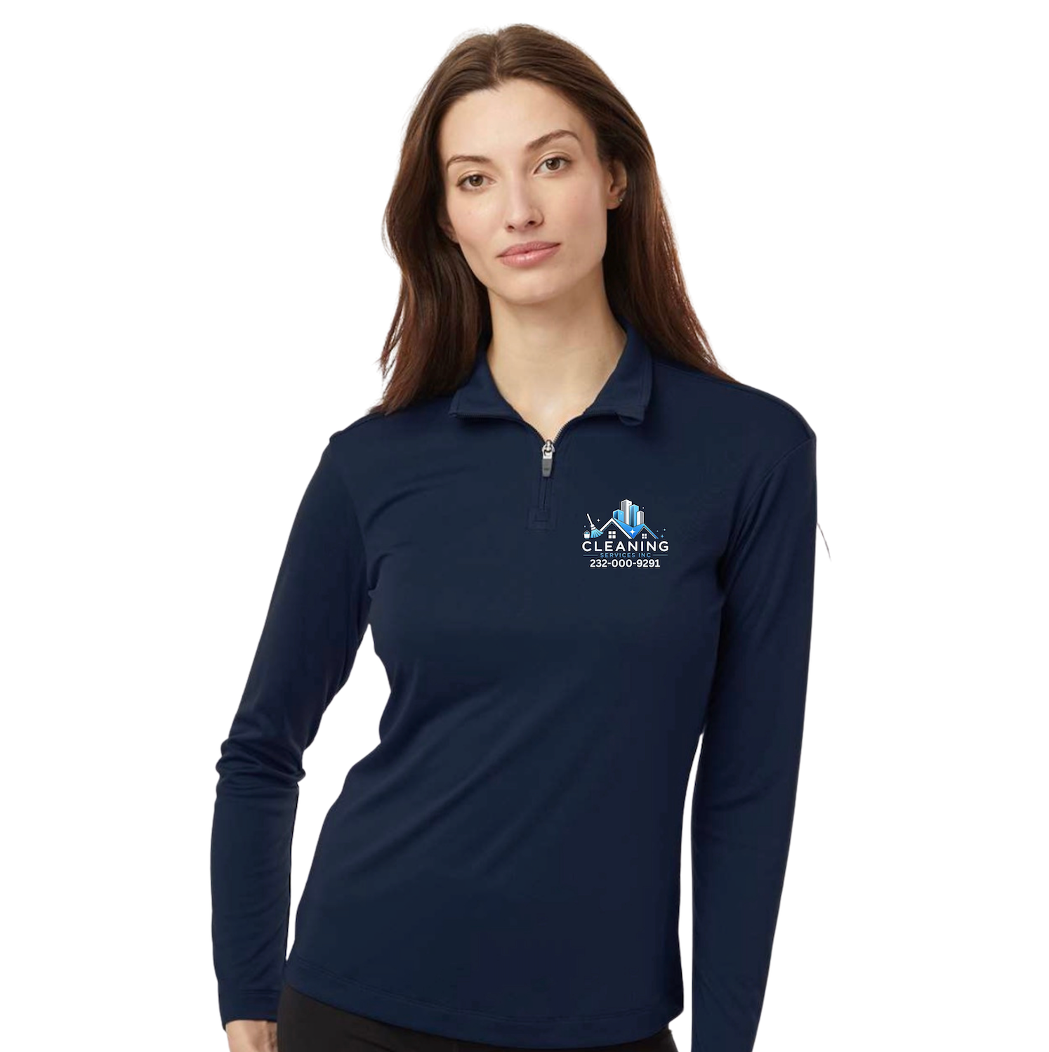 Custom Women’s Long Sleeve Performance Polo