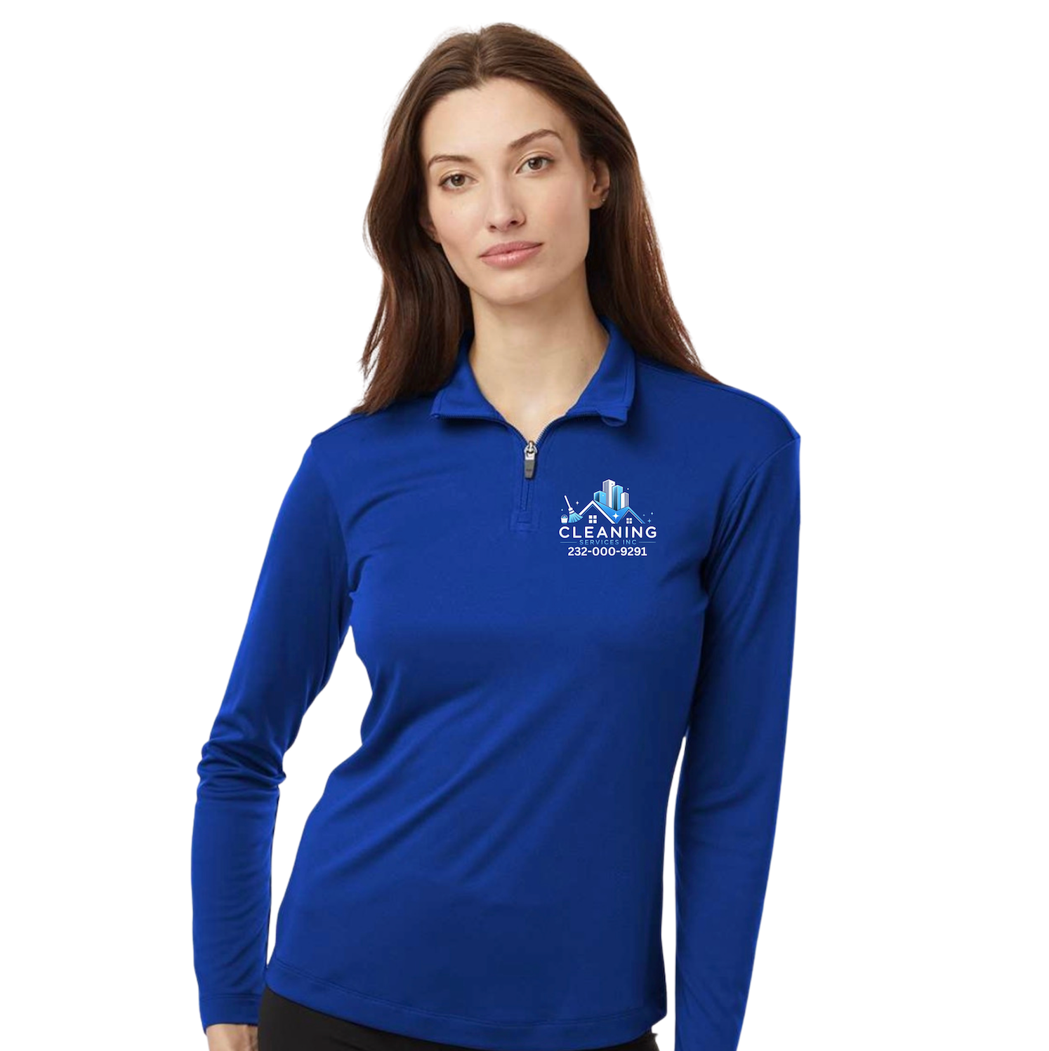 Custom Women’s Long Sleeve Performance Polo