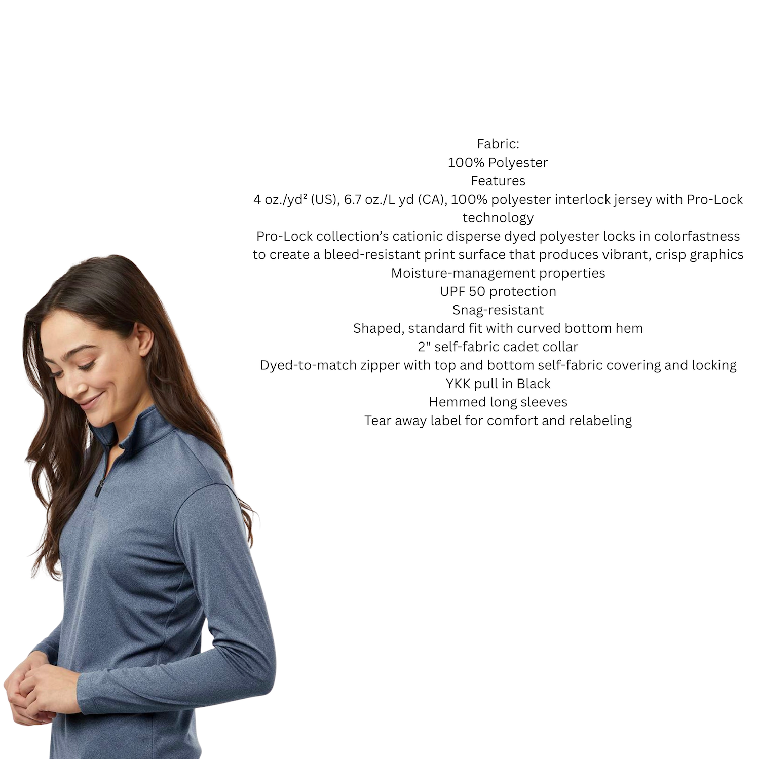 Custom Women’s Long Sleeve Performance Polo